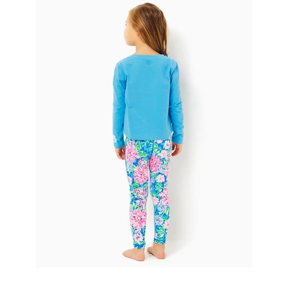 Lilly Pulitzer Girls Mini Emerie Cotton Tee - Picture 2 of 3